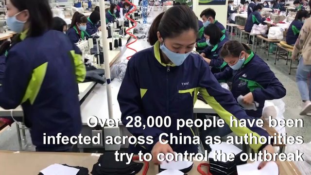 Vietnam mask factory ramps up production as virus fears mount worldwide