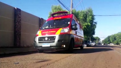 Bebê de 11 meses é socorrido pelo Siate após cair da cama, no Bairro Country