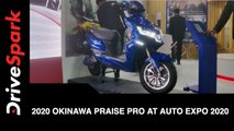 2020 Okinawa Praise Pro at Auto Expo 2020 | 2020 Okinawa Praise Pro  First Look, Features & More