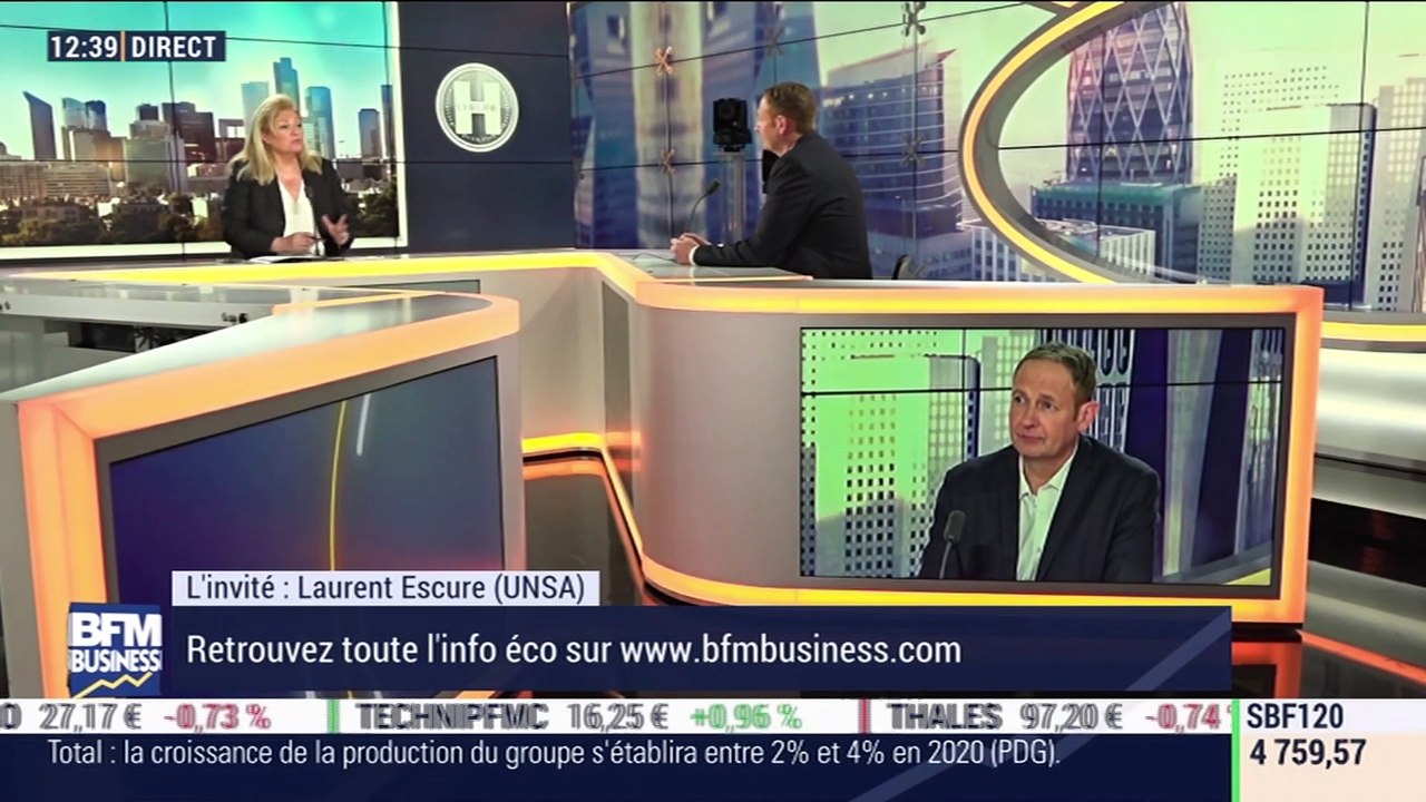 Laurent Escure (UNSA) : Kocher va être débarquée d'Engie - 06/02