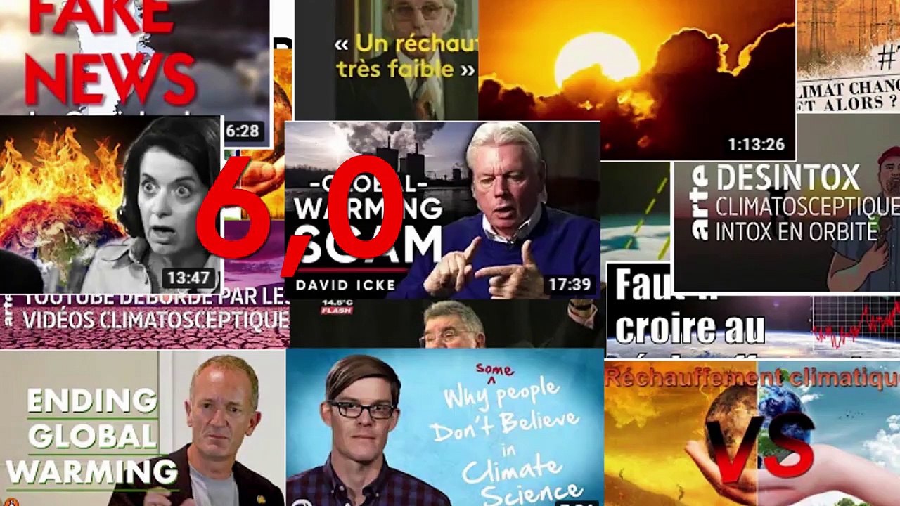 Réchauffement climatique : les vidéos climatosceptiques favorisées par YouTube ?