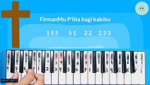 NOT PIANIKA FIRMANMU PELITA BAGI KAKIKU [JCLF] | LAGU ROHANI