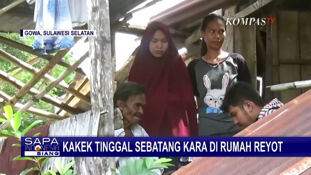 Kasiah, Kakek Tinggal Sebatang Kara di Rumah Reyot