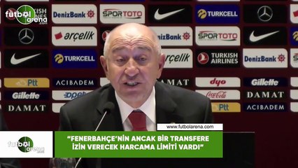 Nihat Özdemir: "Fenerbahçe'nin ancak bir transfere izin verecek harcama limiti vardı"