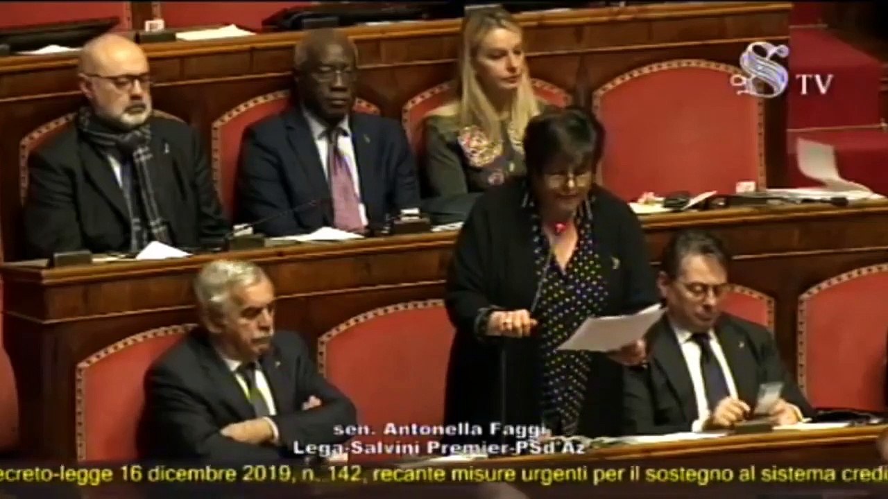 Faggi (Lega) - Se si realizzerà una nuova banca nel mezzogiorno siano i correnti)