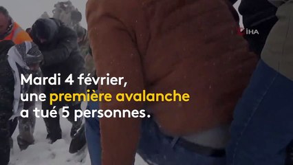 Deux avalanches font près de 40 morts dans l'est de la Turquie