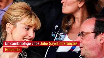 Un cambriolage chez Julie Gayet et François Hollande