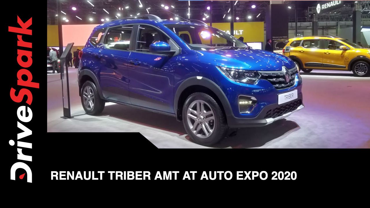 Renault Triber AMT at Auto Expo 2020 | Renault Triber AMT  First Look, Features & More