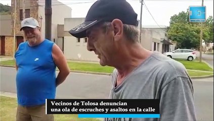 Vecinos de Tolosa denuncian una ola de escruches y asaltos en la calle