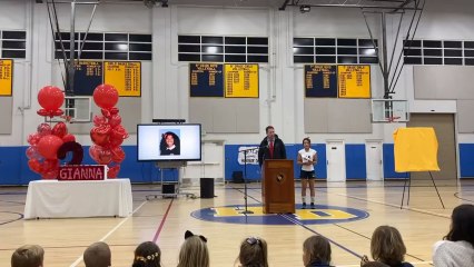 Homenaje a la hija de Kobe Bryant en su escuela