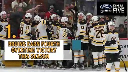 Ford Final Five: Charlie McAvoy Scores, Bruins Leapfrog Capitals In East