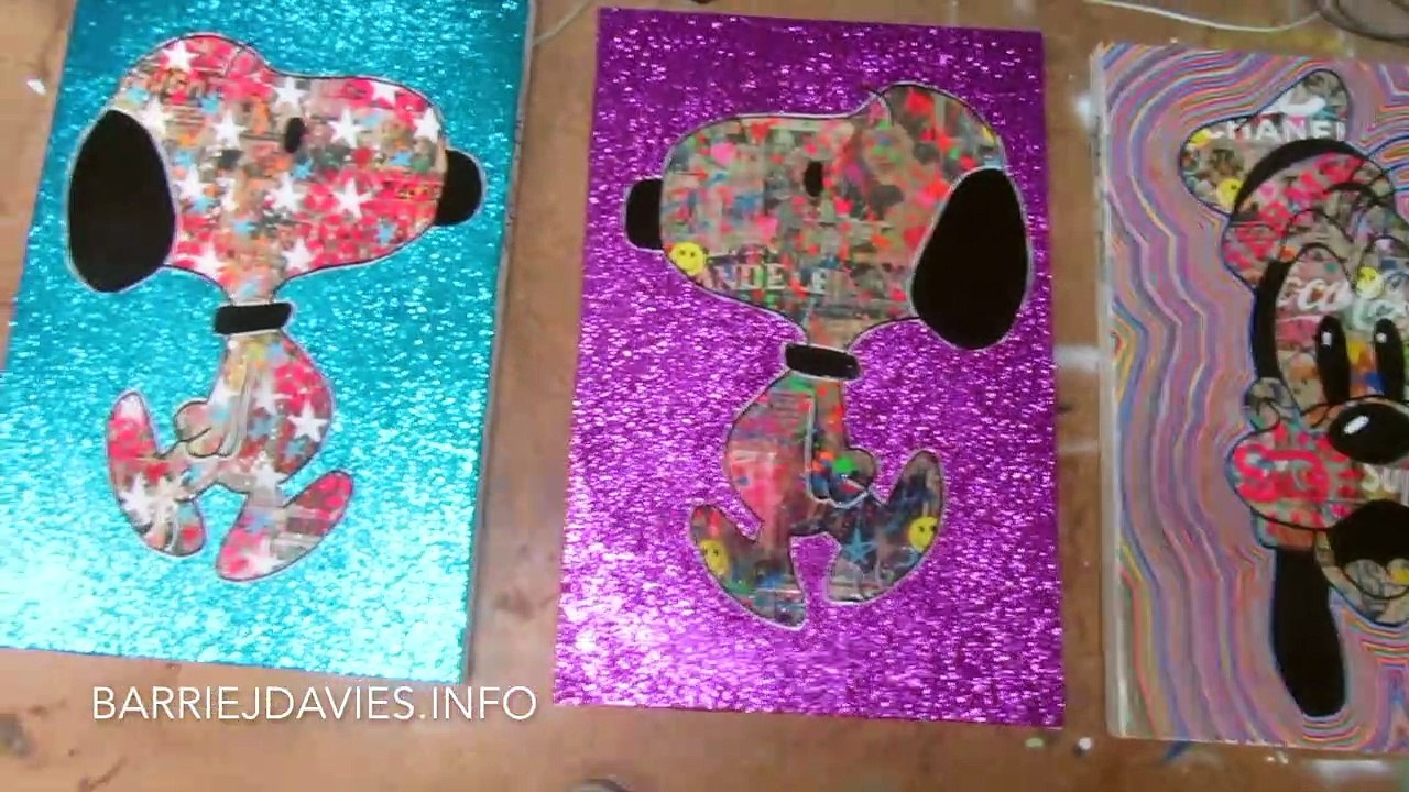 WHAT IS THE ARTIST BARRIE J DAVIES DOING TODAY?