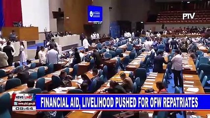 Financial aid, livelihood pushed for OFW repatriates