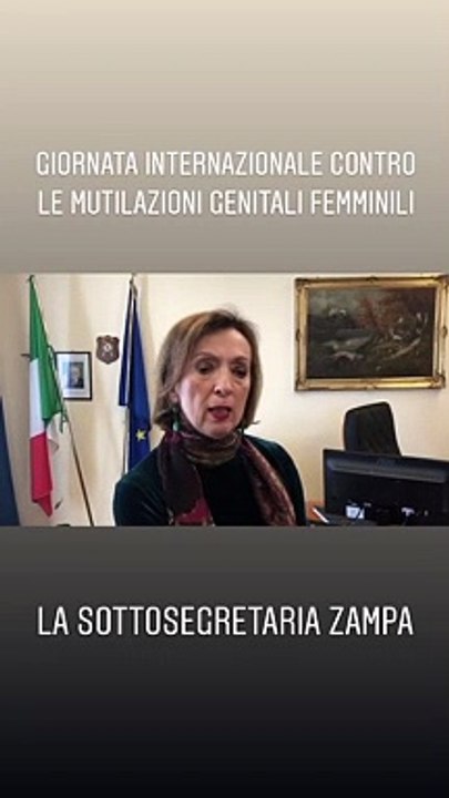 Mutilazioni genitali femminili, il messaggio della Sottosegretaria Zampa (06.02.20)