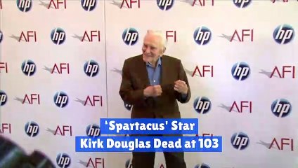 ‘Spartacus' Star Kirk Douglas Dead at 103