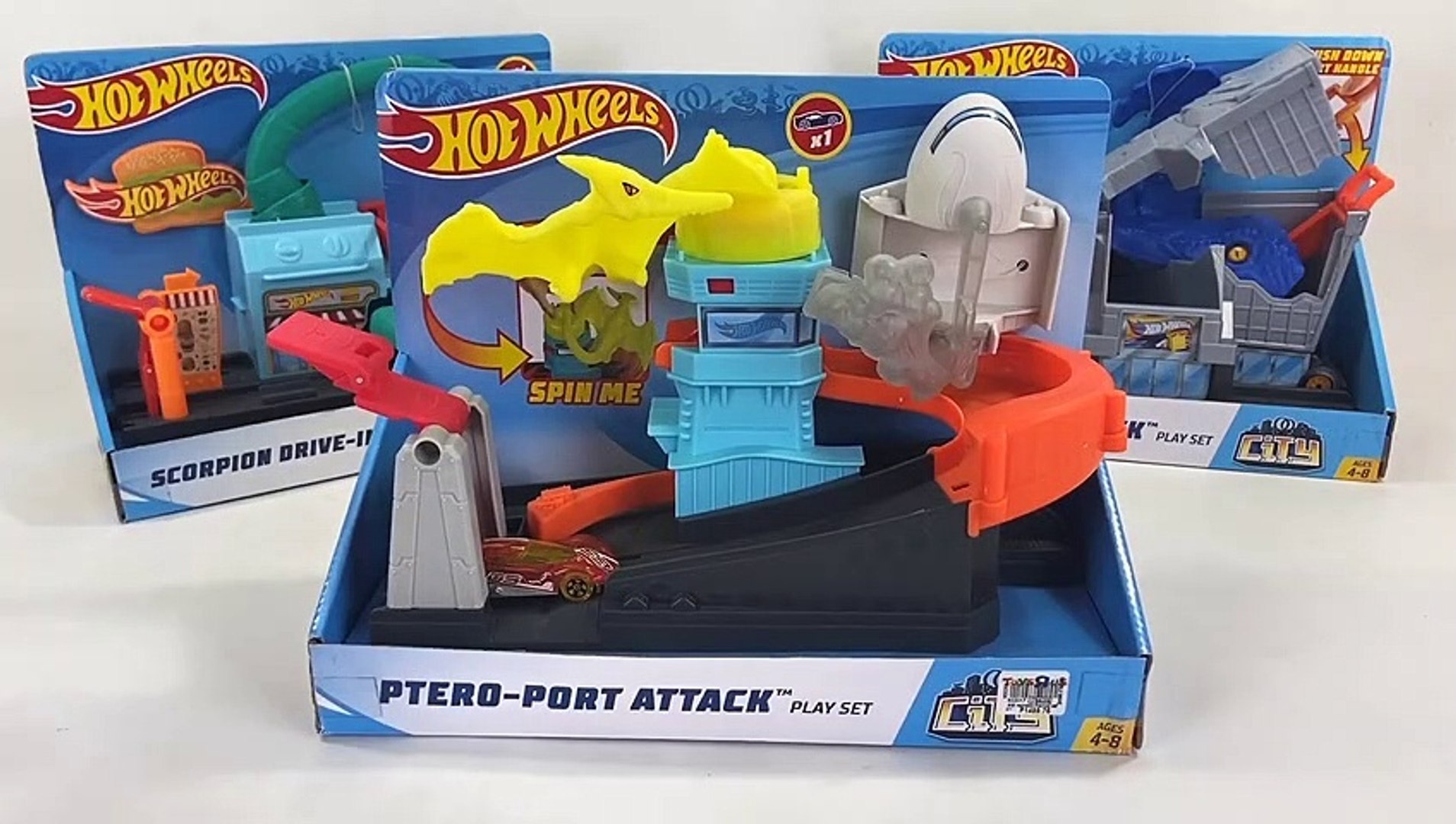Hot Wheels City Ptero-Port Attack : Dinosaurs Attacking Hot Wheels City -  video Dailymotion
