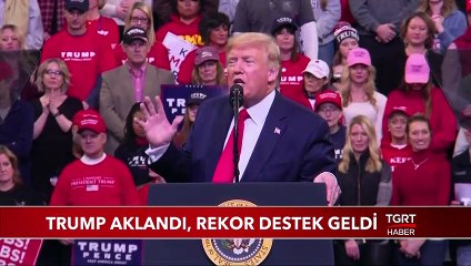 Trump Aklandı, Rekor Destek Geldi