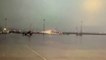 Plane skids off slippery runway in Turkey