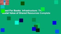 About For Books  Infrastructure: The Social Value of Shared Resources Complete