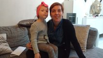 Frameries. Louane 4 ans est sourde profonde. Vidéo Eric Ghislain