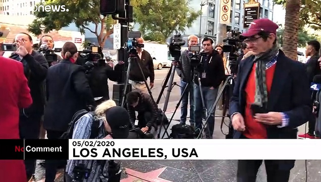 گرامیداشت یاد کرک داگلاس بازیگر آمریکایی در پیاده‌روی مشاهیر هالیوود