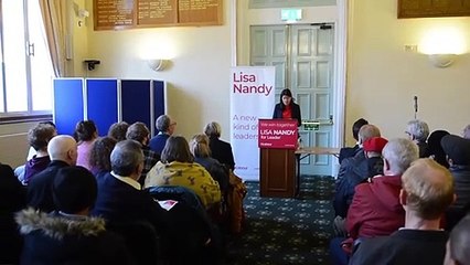 Lisa Nandy visits Worksop town centre