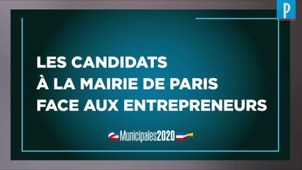 Danièle Simmonet et Vikash Dhorasoo face aux entrepreneurs