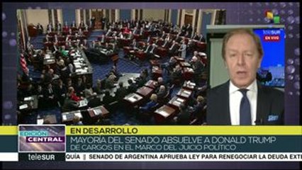 Senado de EE.UU. absuelve a Trump de cargos en juicio político