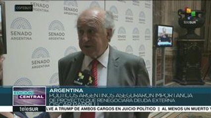 Senado argentino aprueba ley para renegociar la deuda externa