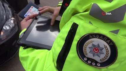 Aksaray’da trafik magandasına 2 bin 744 TL ceza kesildi