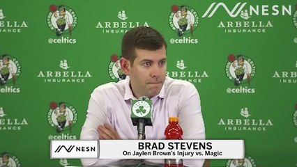Brad Stevens Gives Brief Update On  Jaylen Brown's Ankle