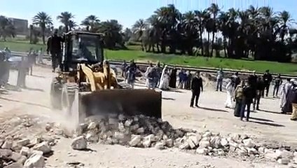 إزالة 22 حالة تعدى بإسنا وحاجر المساوية جنوب الأقصر