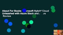 About For Books  Microsoft Hybrid Cloud Unleashed with Azure Stack and Azure  Review