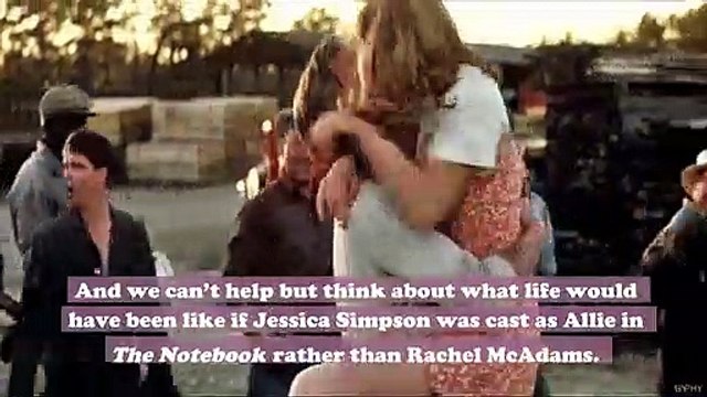Jessica Simpson says she turned down Rachel McAdams’s role in The Notebook because of the Ryan Gosling sex scene