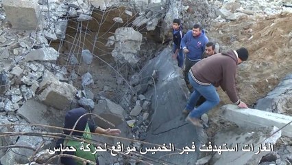 غارات إسرائيلية على مواقع لحماس في غزة