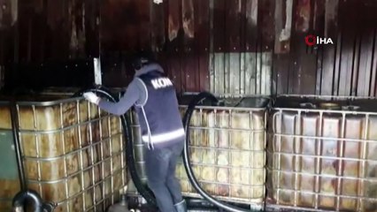 İzmir’de 3 bin litre kaçak akaryakıt ele geçirildi