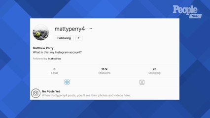 Matthew Perry Finally Joins His Friends on Instagram! See Lisa Kudrow's Sweet Support