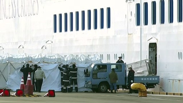Aumenta el número de casos de coronavirus a bordo de un crucero en Japón