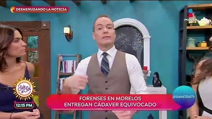 Fiscalía de Morelos entrega cuerpo equivocado