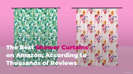 The 11 Best Shower Curtains on Amazon, According to Thousands of Reviews