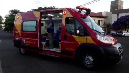 Batida de trânsito deixa mulher de 62 anos ferida na região da Neva; Siate foi mobilizado