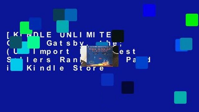 [KINDLE UNLIMITED] Great Gatsby, the; (Us Import Ed.) Best Sellers Rank : #2 Paid in Kindle Store