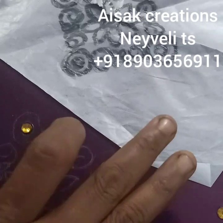 How to make hand embroidery in saree