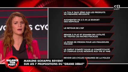 Marlène Schiappa revient sur les 7 propositions du "Grand débat"