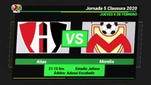 Atlas vs Morelia: Horario y dónde es el inicio de la Jornada 5