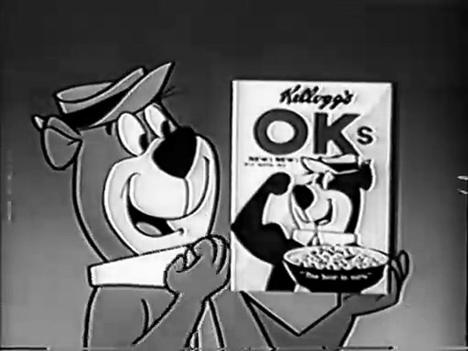 1960 Kellogg's OK's Cereal with Yogi Bear