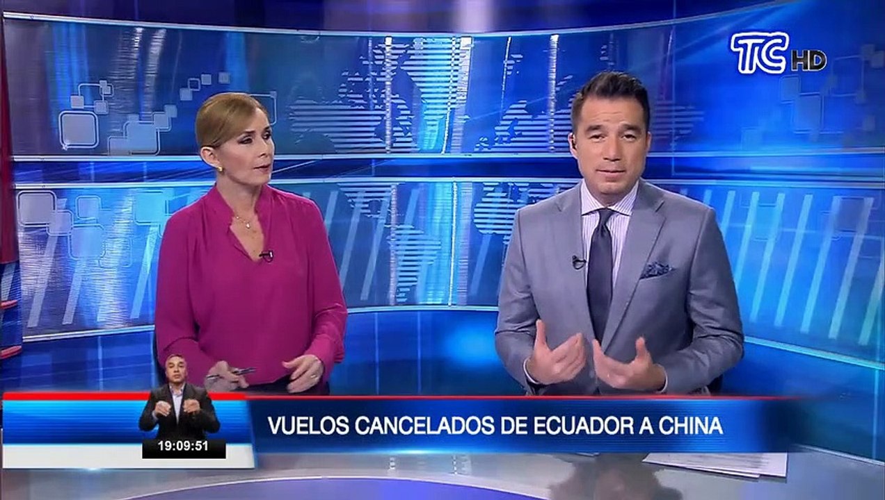 Vuelos desde Ecuador a China son cancelados