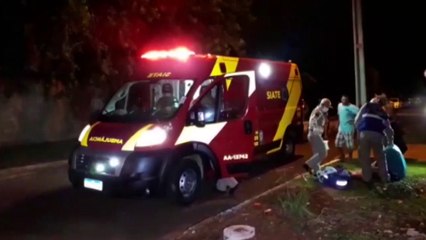 Homem é agredido com golpes de madeira no Brasmadeira