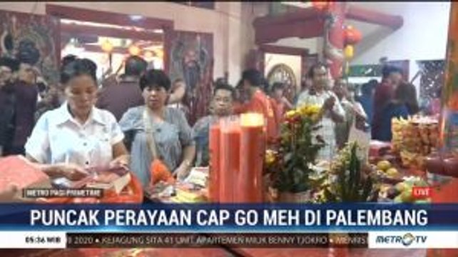 Puncak Perayaan Cap Go Meh di Palembang