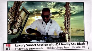#RockBarBali luxury sunset session in Bali with #DJ #JimmySaxBlack